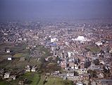 Kathmandu Boudhanath 01 Boudhanath View From Airplane Just after taking off from Tribhuvan Airport in Kathmandu, we flew over Boudhanath with an expansive view of the surrounding area near Kathmandu.